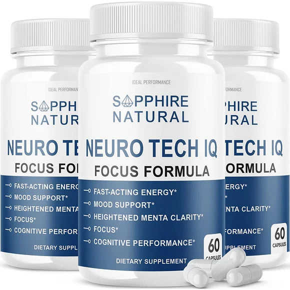 3 Pack Brain Supplement 180 Capsules I871