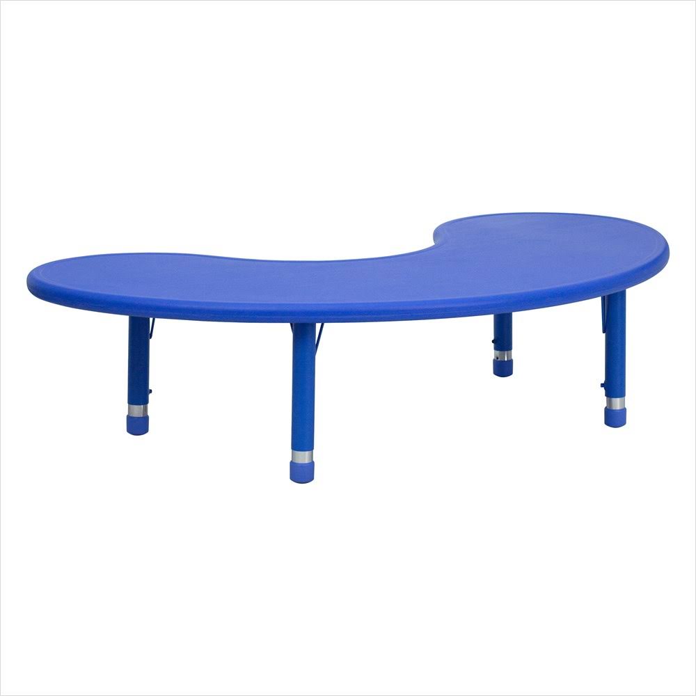 Blue Plastic Height Adjustable Activity Table H716230