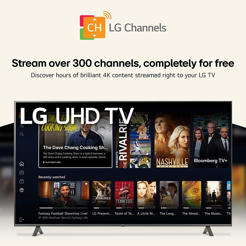 86” 4K UHD Smart TV G587