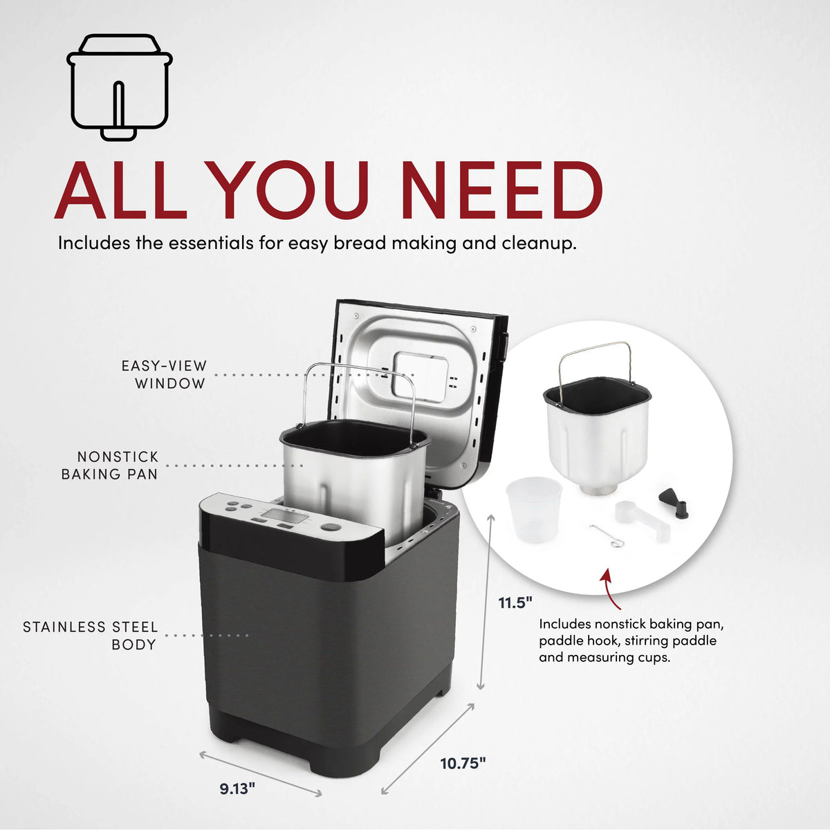 1.5L Bread Maker A8884