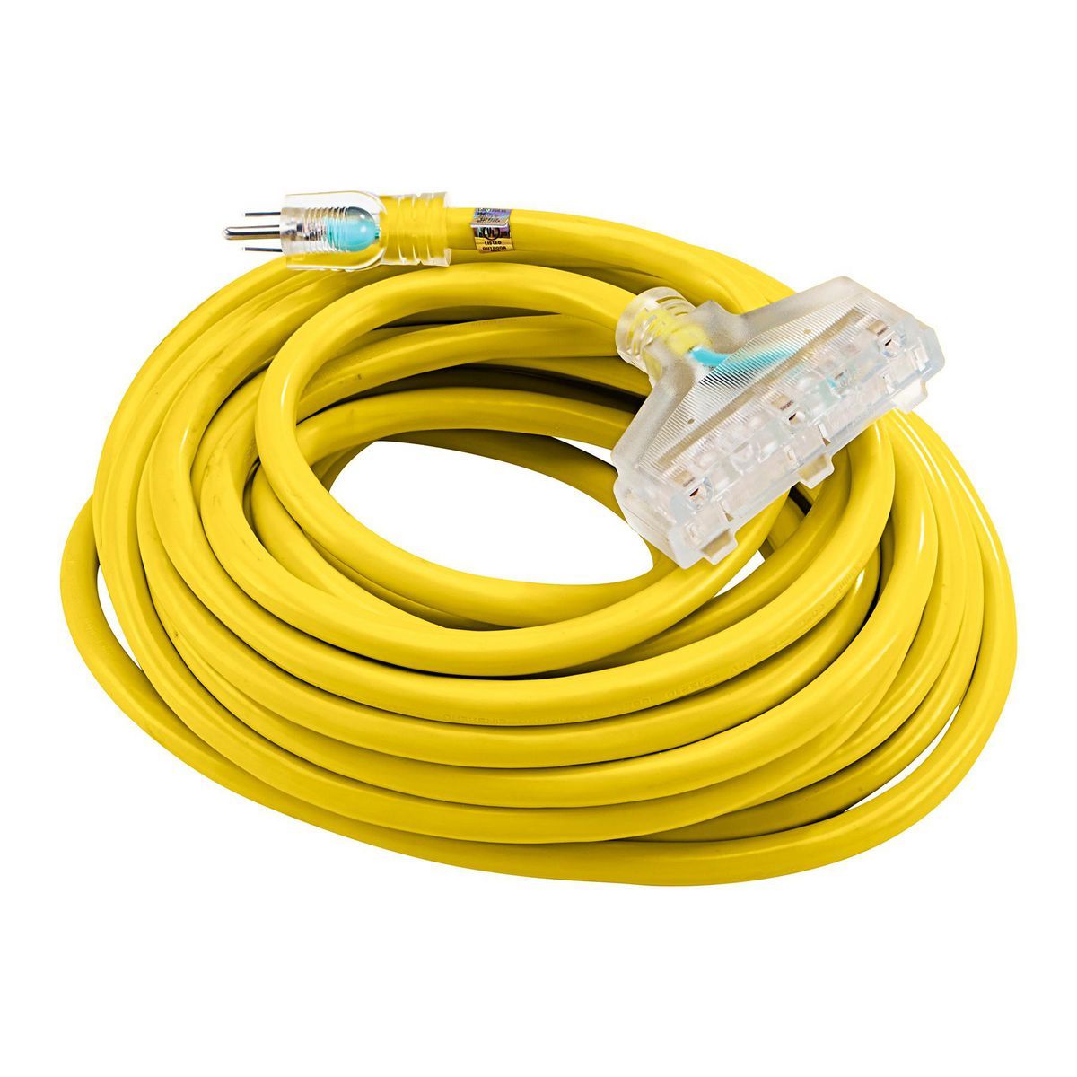 50 ft. 10/3 Gauge Triple-Tap Extension Cord V4608