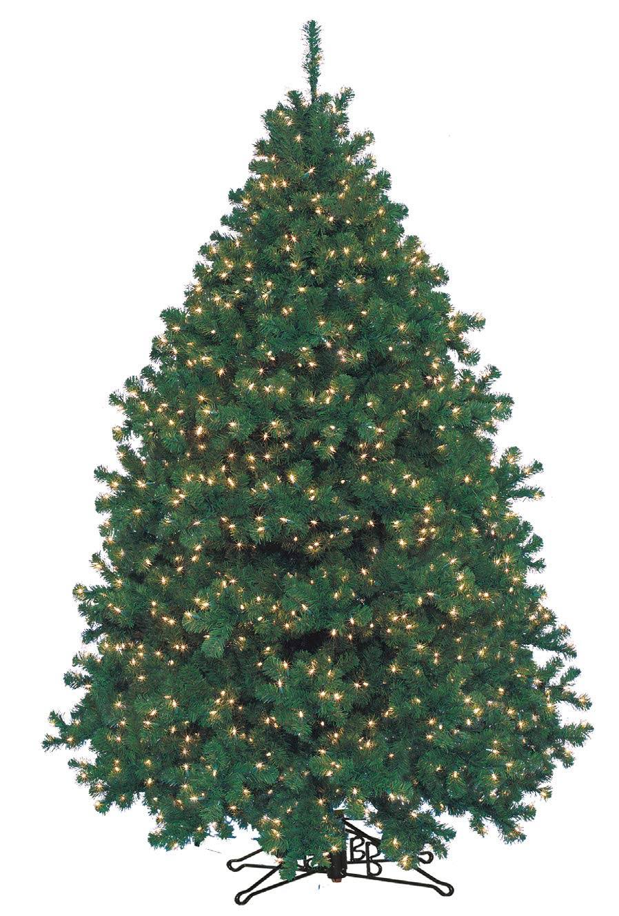 7.5' Pre-Lit Alaskan Fir Tree with Clear Incandescent Lights V39636
