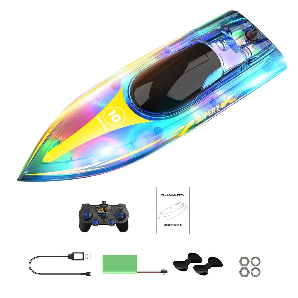 2.4GHz Remote Control Boat with Lights Y356