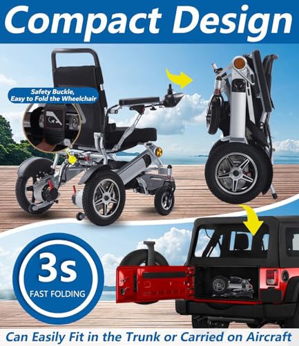 Foldable Reclining Electric Wheelchair J208319