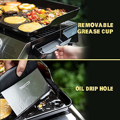 3-Burner Portable Gas Grill Griddle L968195