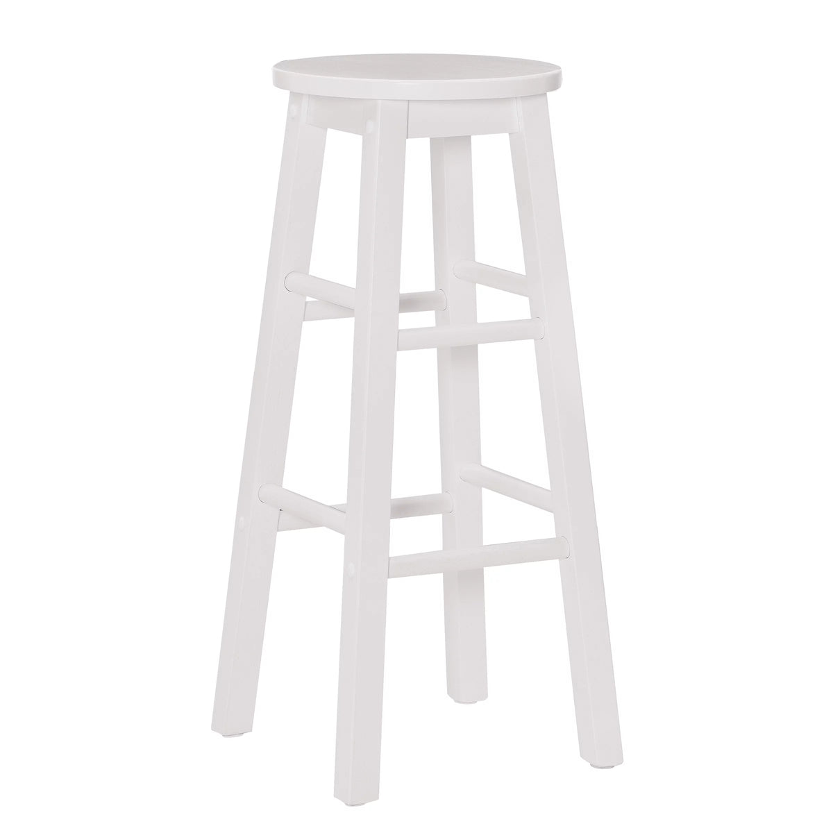 White Wood Bar Stool M6327