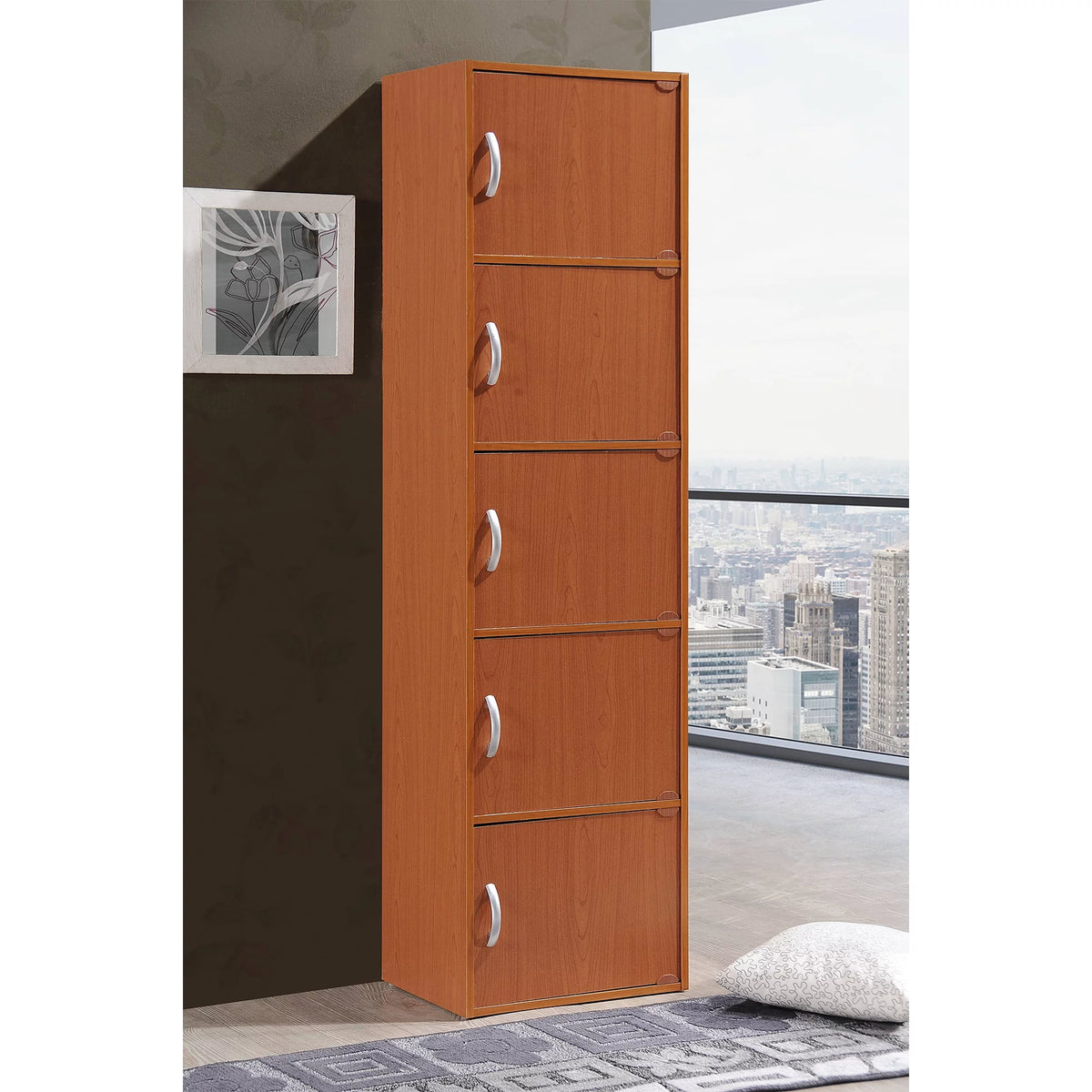 5-Shelf 5-Door Bookcase W521