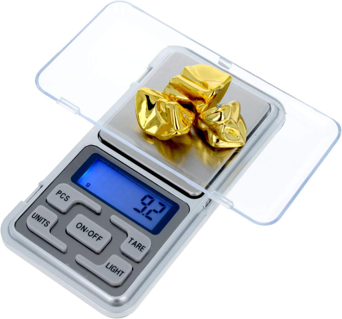 Gold Prospecting Pan Kit with Glass Vials Pocket Scale 7pc X572