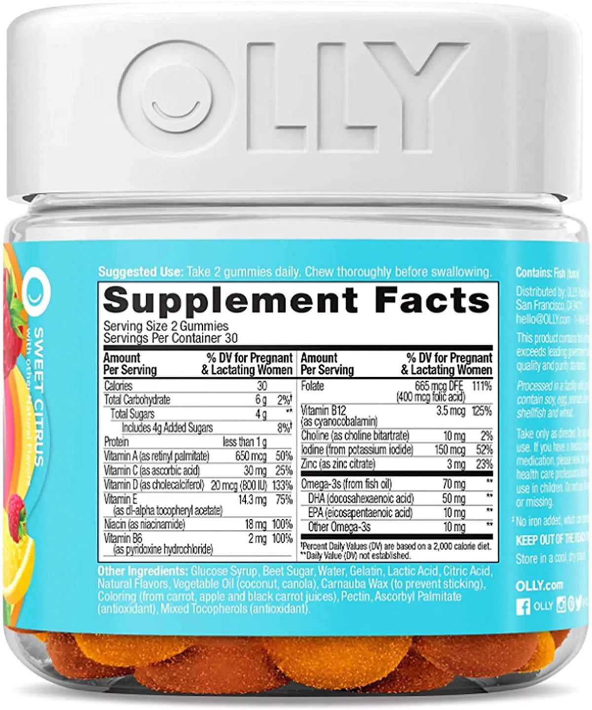 60 Gummies Prenatal O8627