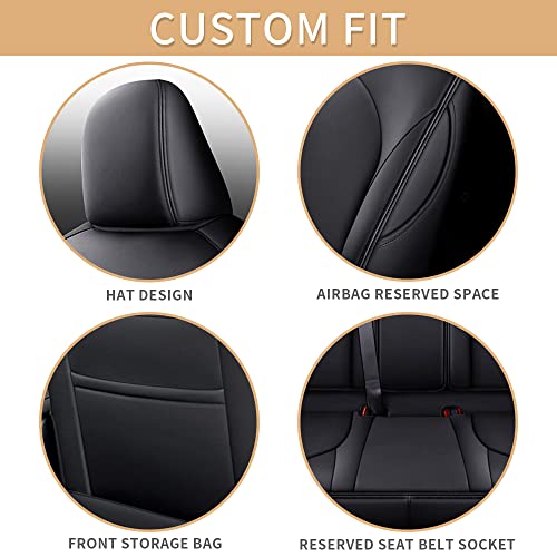 Black Full Set Car Seat Cover M673
