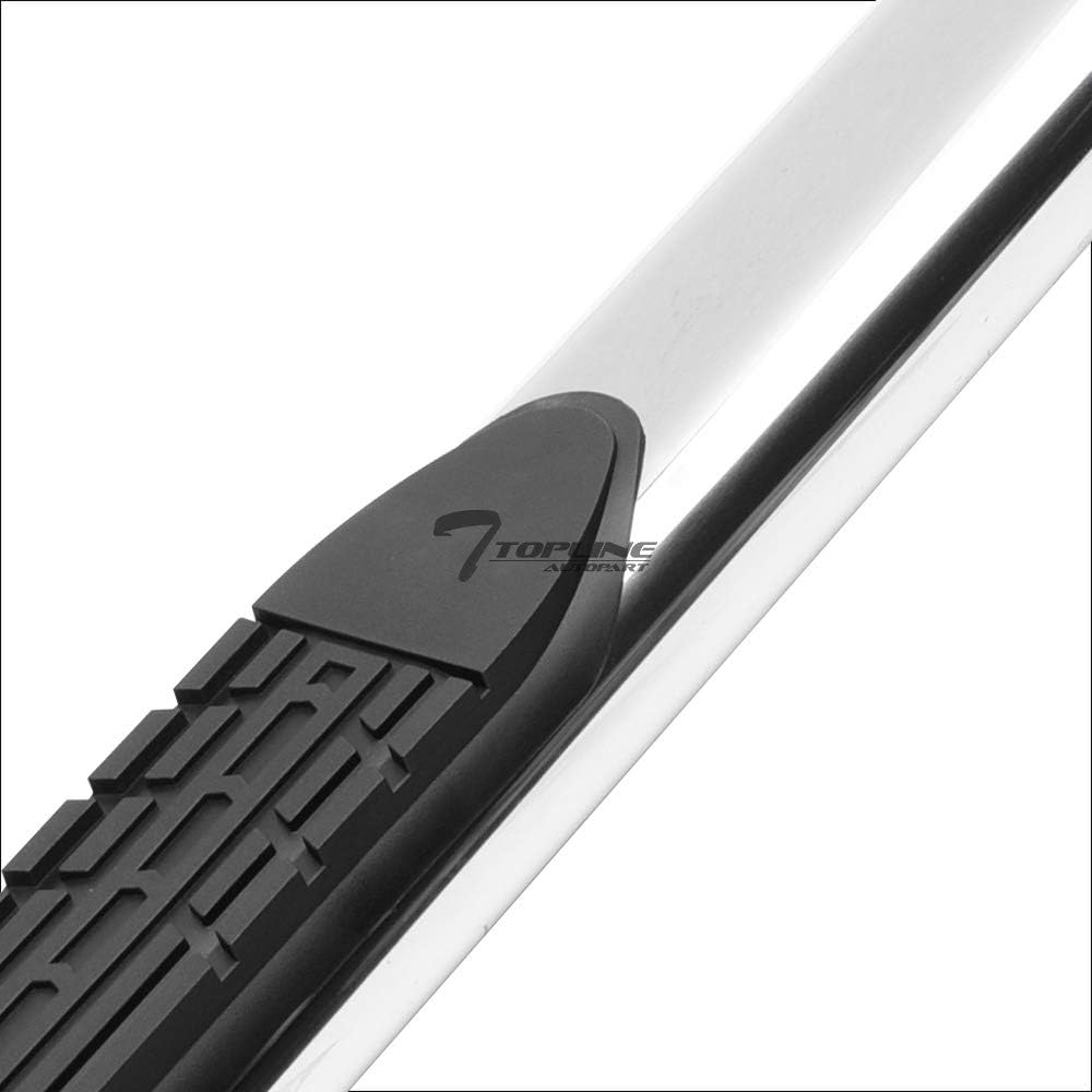 4" Oval Polished Stainless Steel Side Step Nerf Bars Rail Running Boards O4568