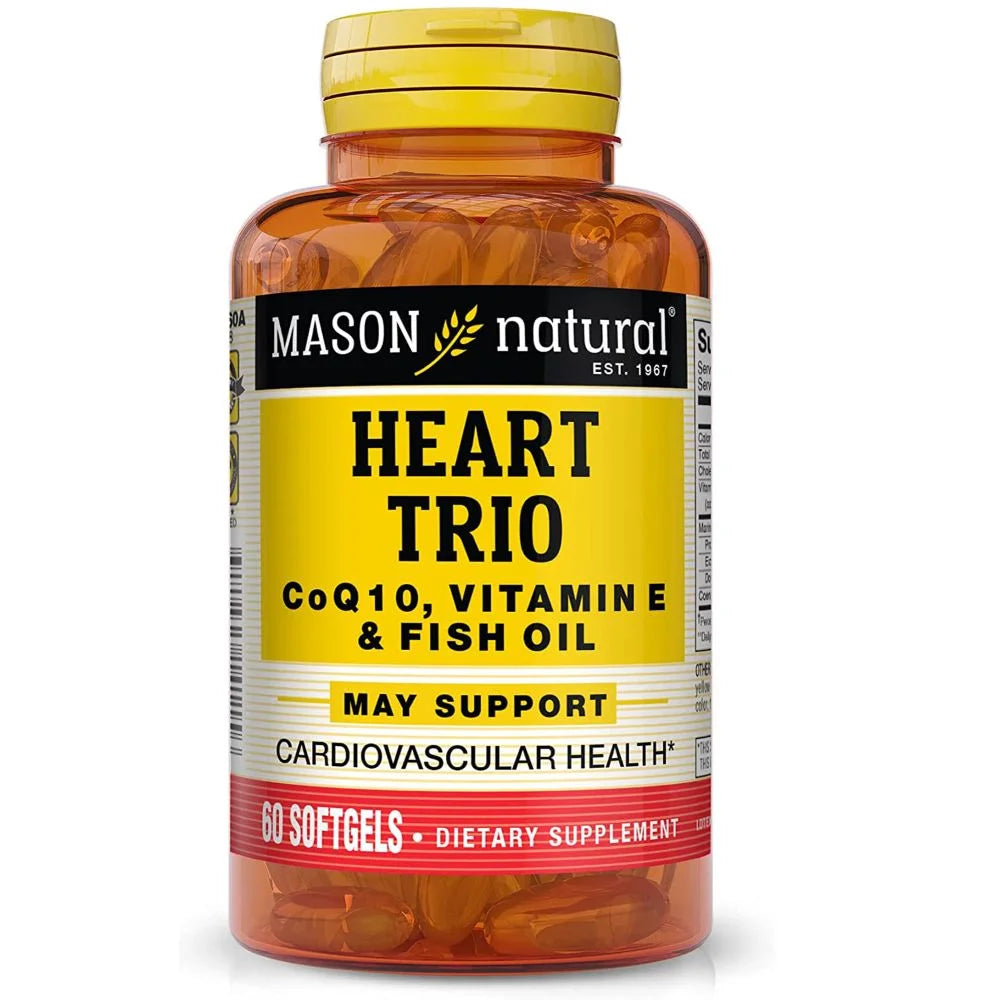 Co Q-10 Vitamin E and Fish Oil 60 Soft Gels Q18064