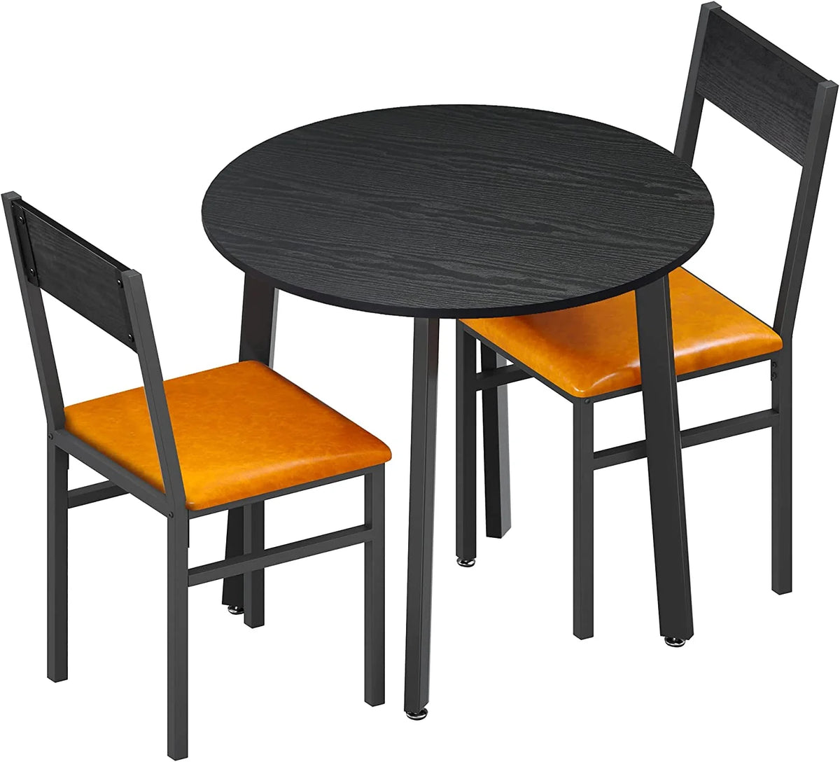 3 Piece Dining Table Set with Cushioned Chairs Z65258