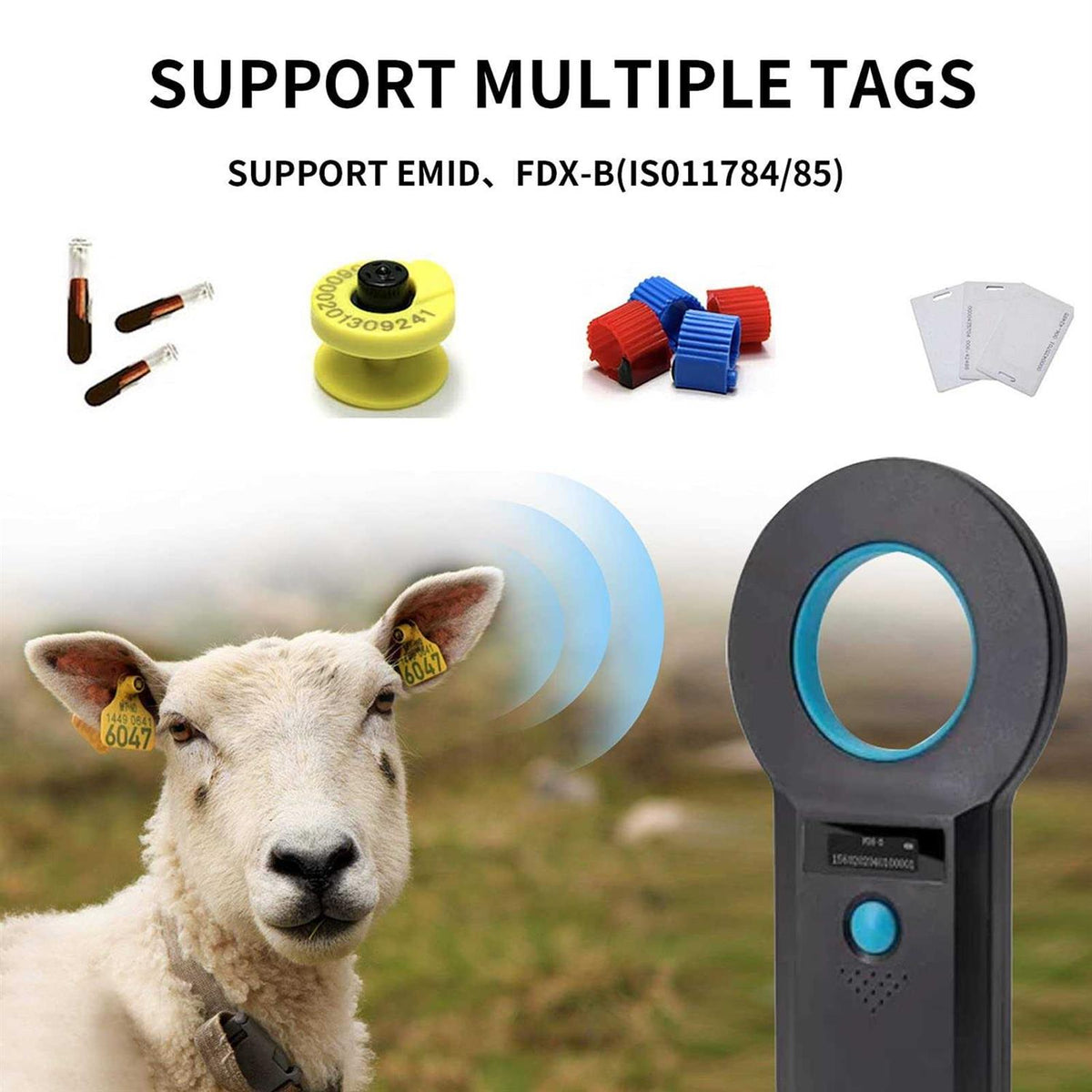 Pet Microchip Scanner Tag Reader N19818