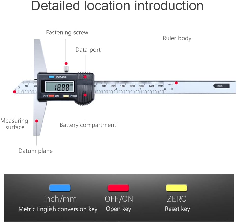 Digital Depth Caliper (200mm) N884