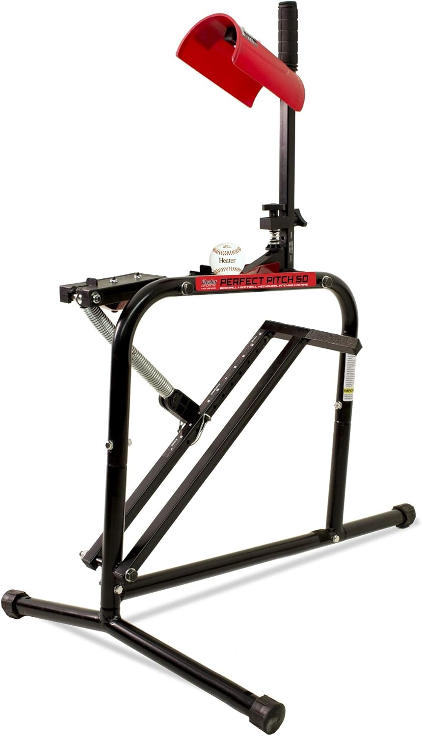 50 MPH Baseball & Softball Pitching Machine Z952243