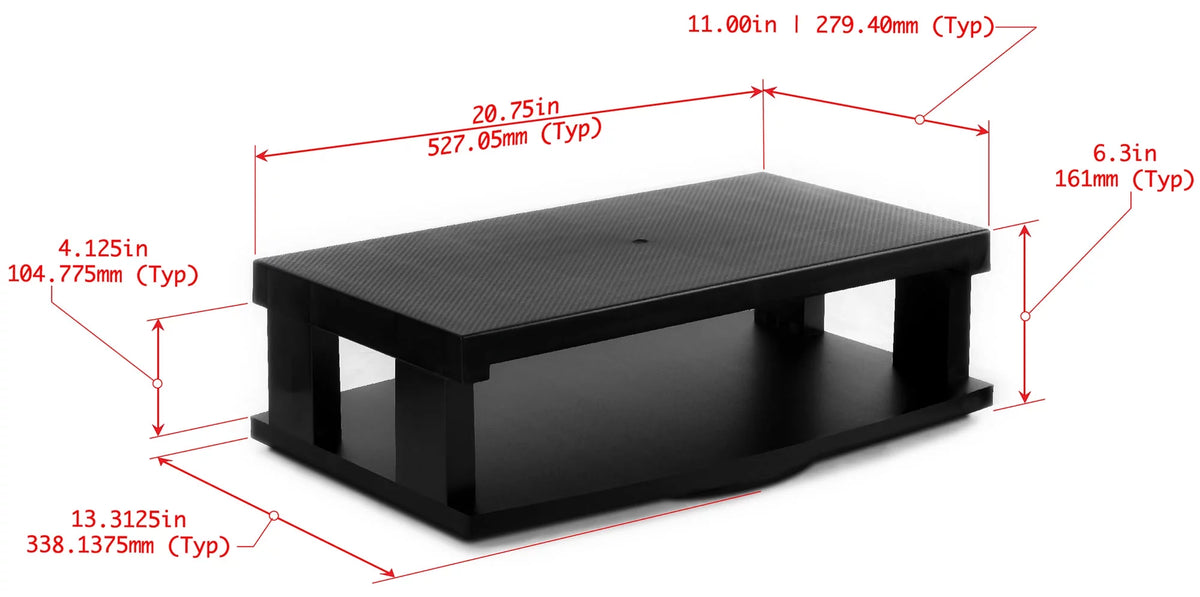 Heavy Duty Swivel TV Stand 2-Tier Entertainment Center H3599