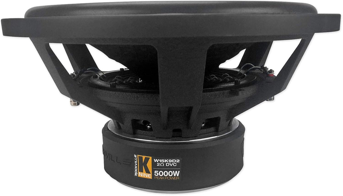 15 10,000w Car Audio Subwoofers with Sealed Sub Box Enclosure L654