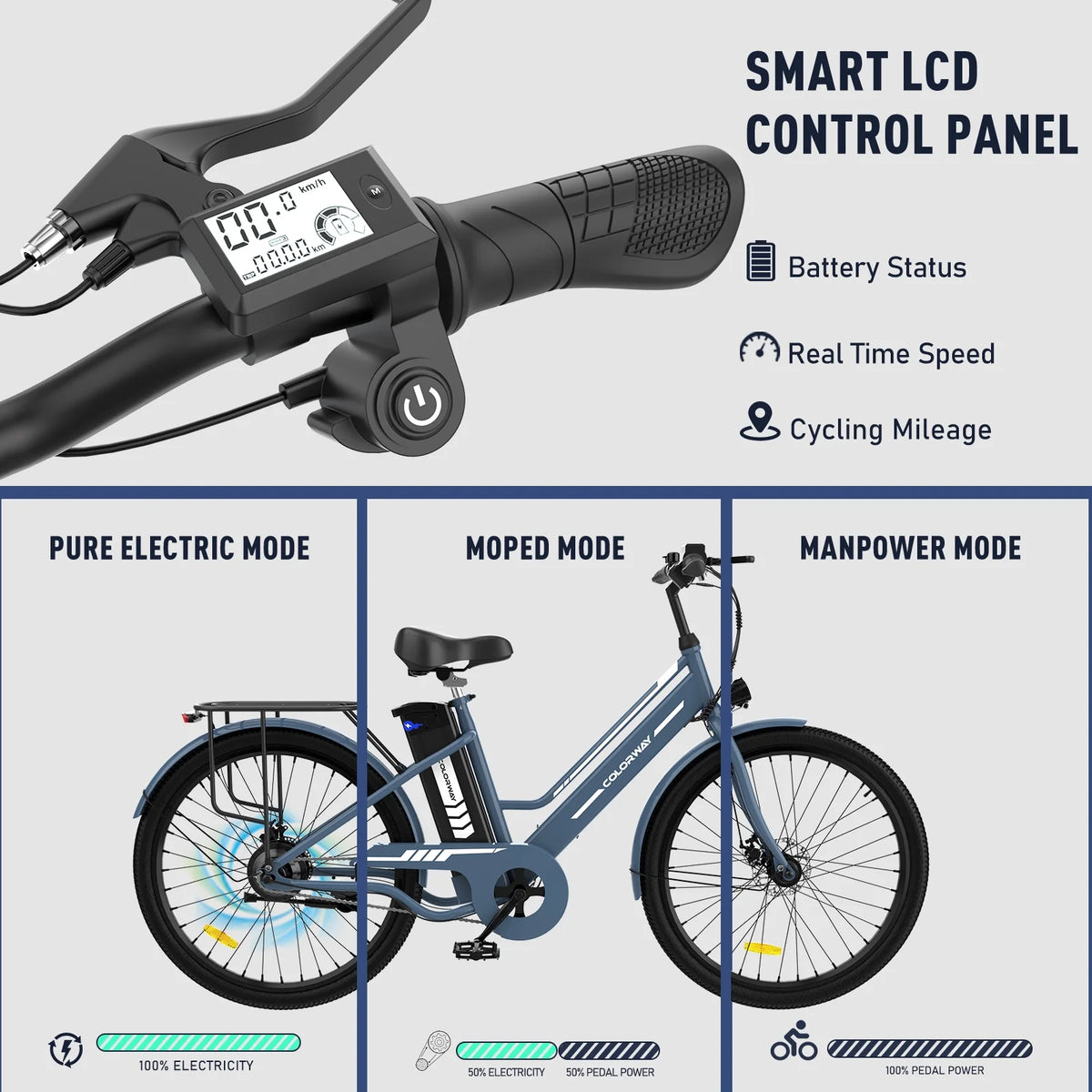 500W 36V 12AH Electric Bike T6719