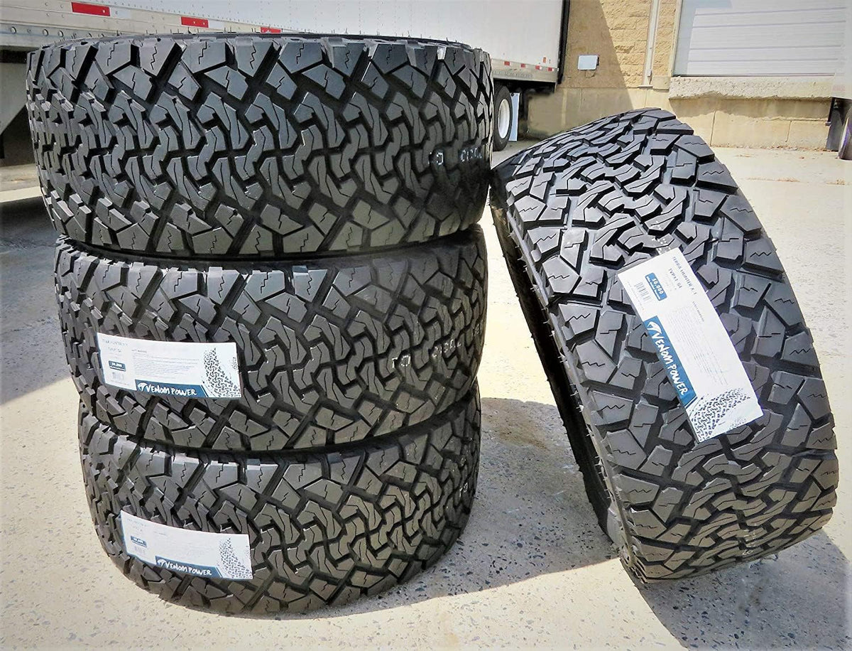22 Inch Chrome Snowflake Wheels Rims with 33x12.50R22 Tires SET of 4 C652
