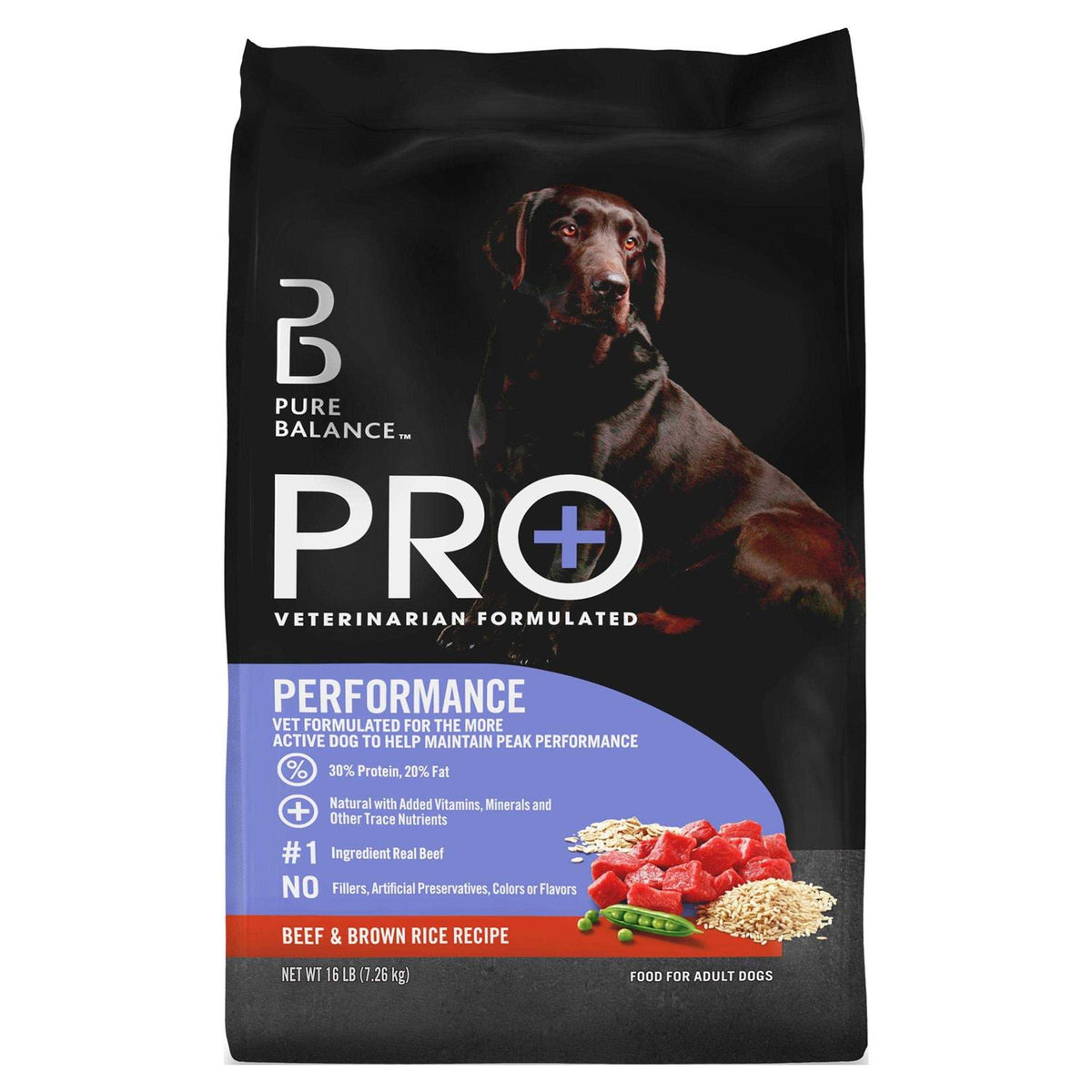Beef & Brown Rice Recipe Dry Dog Food Y47790