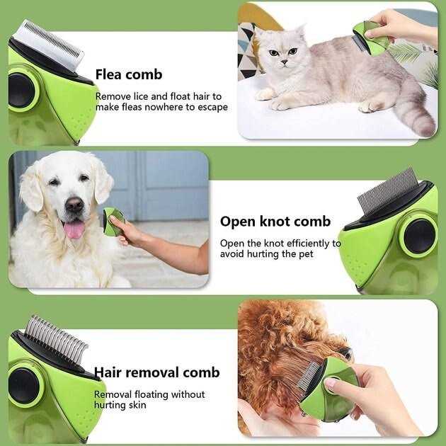 3 in 1 Grooming Brush Tool for Dogs & Cats F782