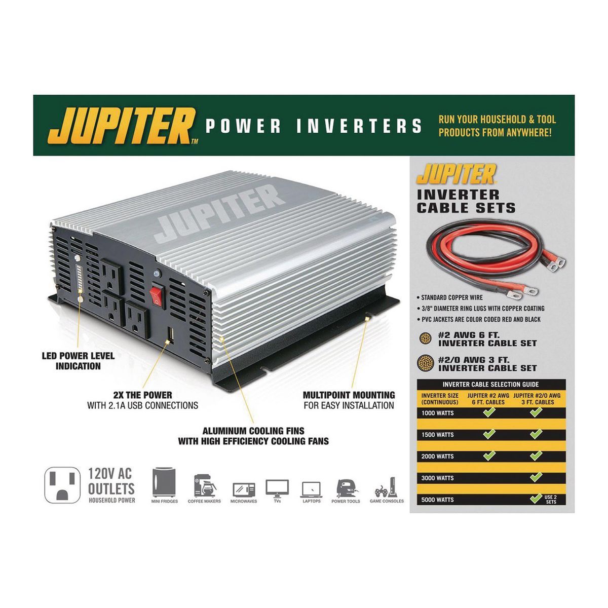 5000 Watt Modified Sine Wave Power Inverter K654