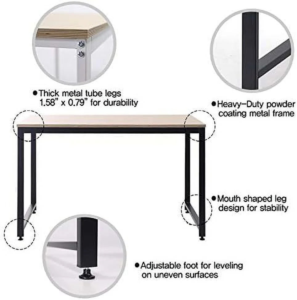 55.1" Computer Writing Desk with Metal Frame M70594