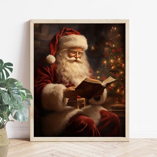 Vintage Christmas Wall Art Print 8x10inches Unframed K2679