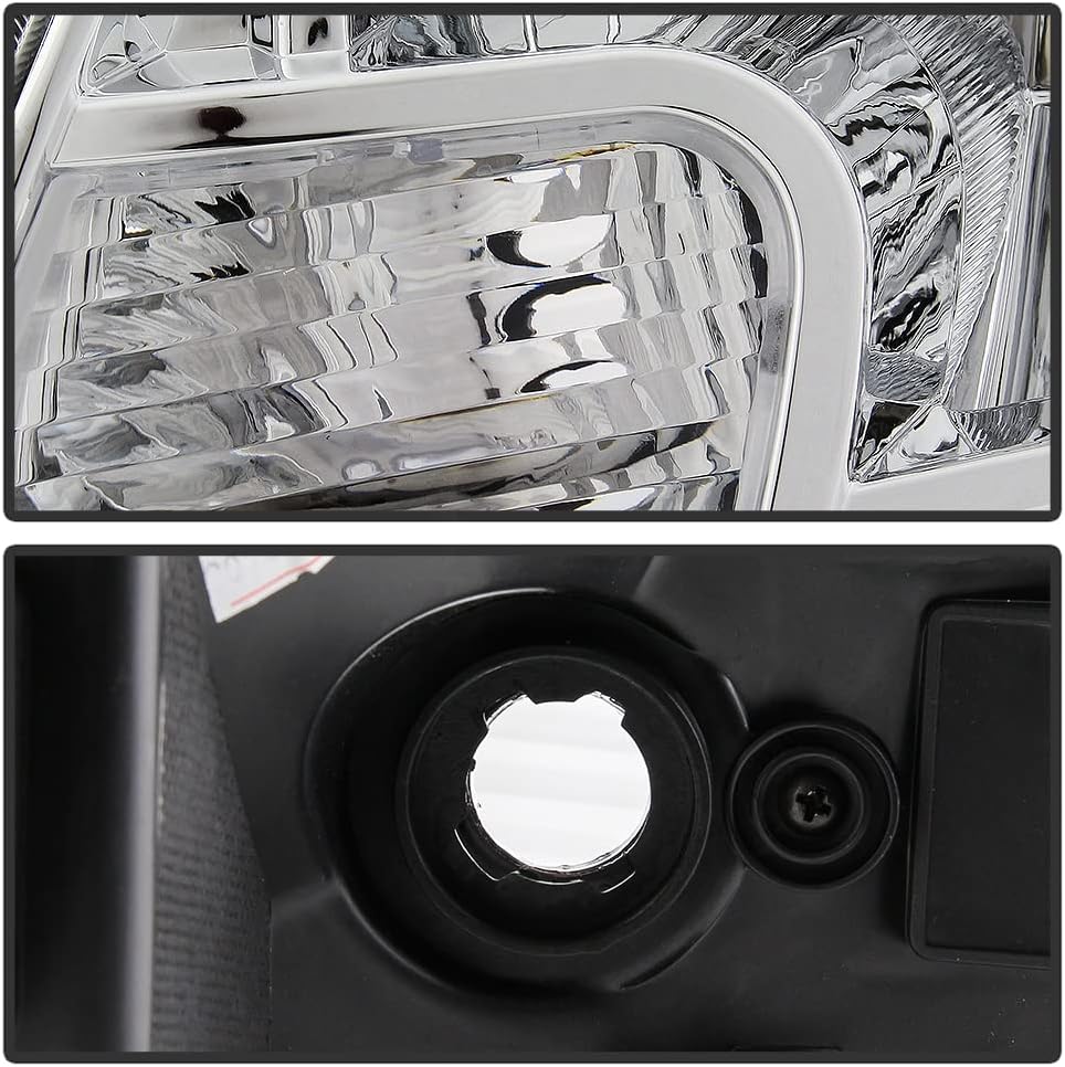 Chrome Housing Headlight Assembly Left Driver Side M691091
