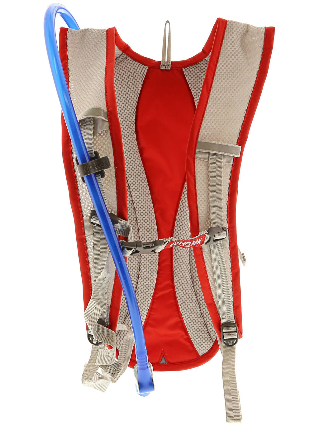 Racing Red Silver 5 Liter Hydration Backpack N4604