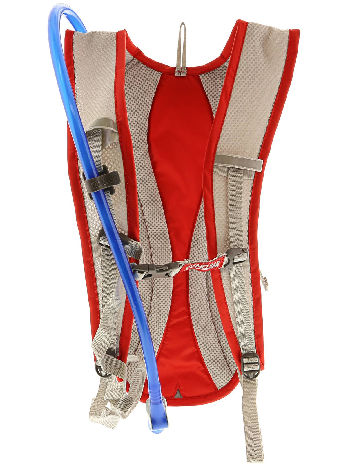 Racing Red Silver 5 Liter Hydration Backpack N4604