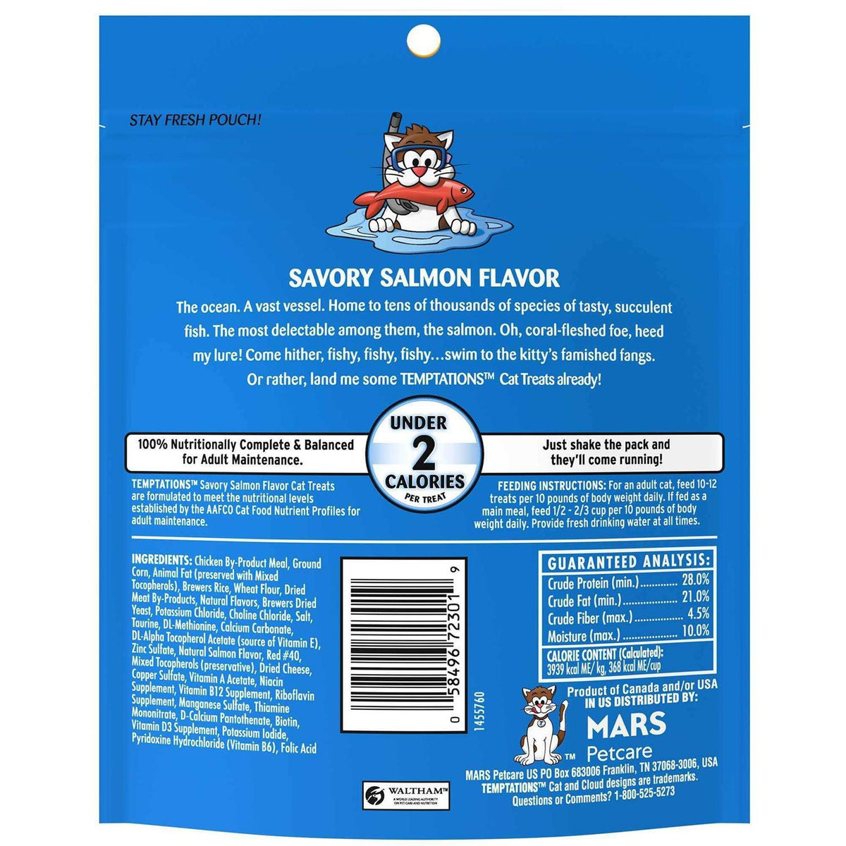 Salmon Flavor Cat Treats S6499