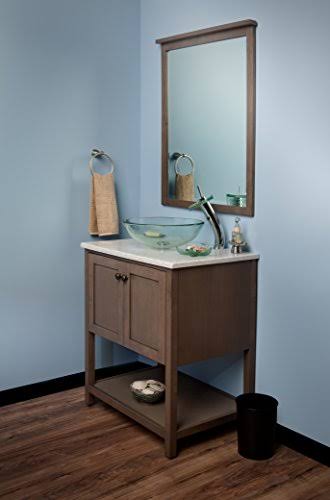 Glass Vessel Bathroom Sink Set E28648