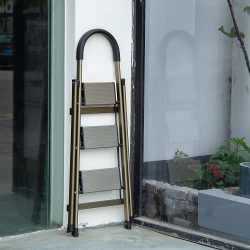 Aluminum 3-Step Folding Step Stool with Padded Grip G483