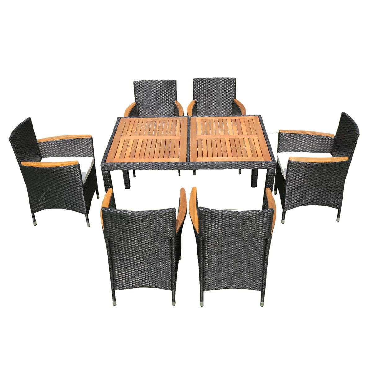 7-Piece Outdoor Patio Wicker Dining Set E417278
