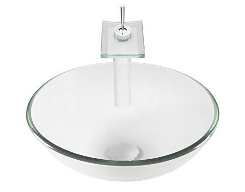 Glass Vessel Bathroom Sink Set E28648