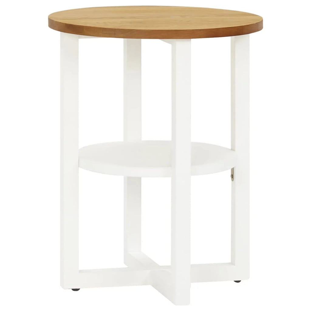 15.7"x19.7" Solid Oak Wood Table P580