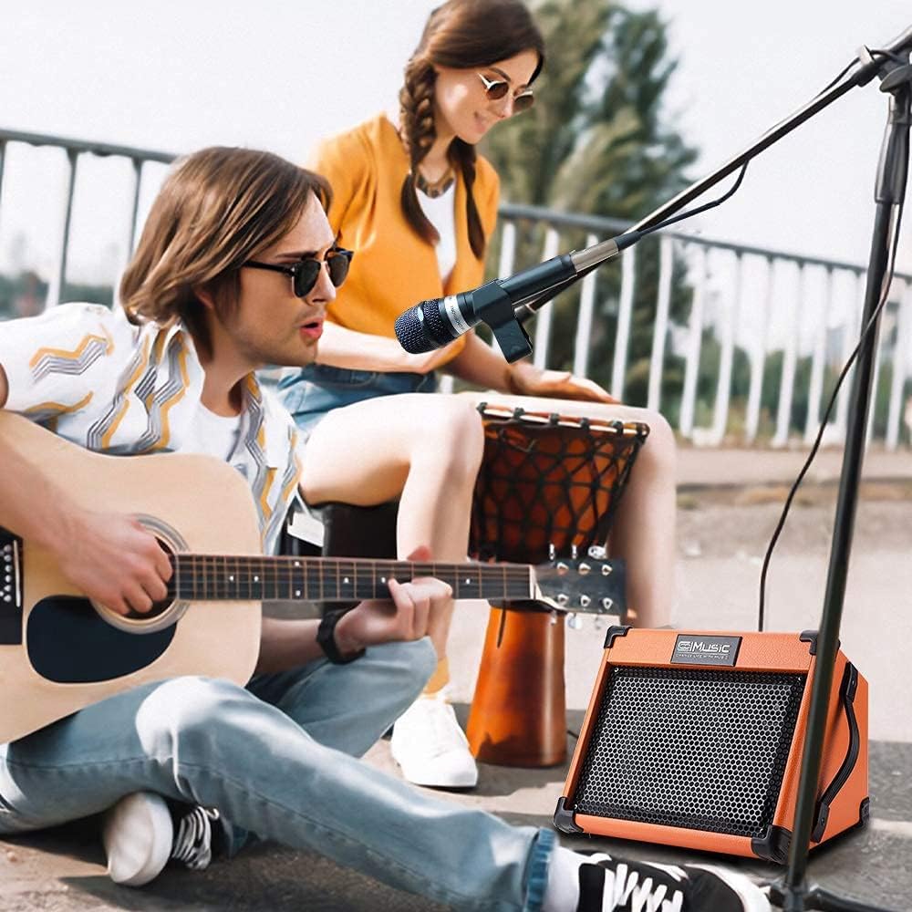 20 Watt Portable Bluetooth Acoustic Guitar Amplifier T9825