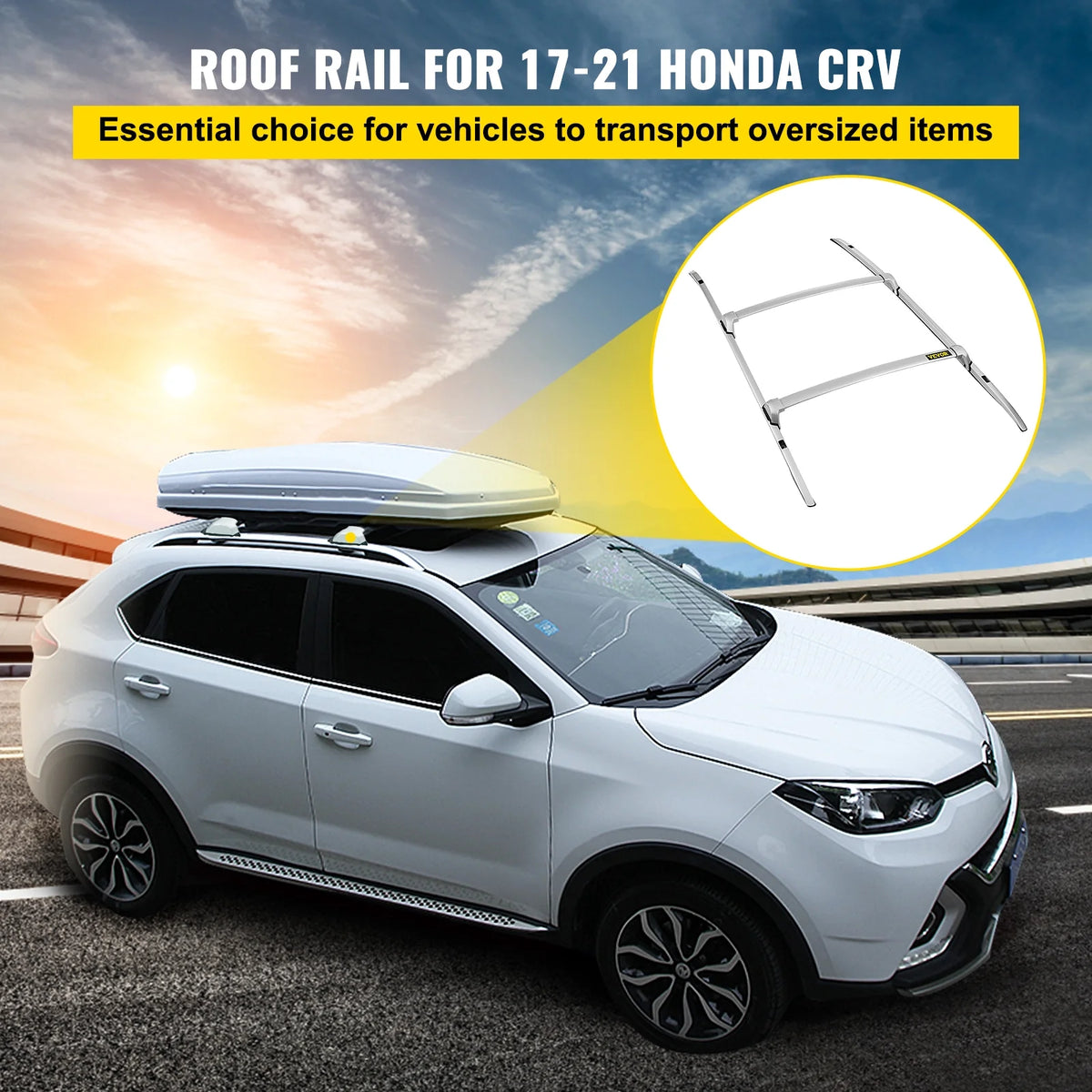 4 Pcs Aluminum Alloy Roof Rack Crossbars for Honda CR-V 2017-2020 G6398
