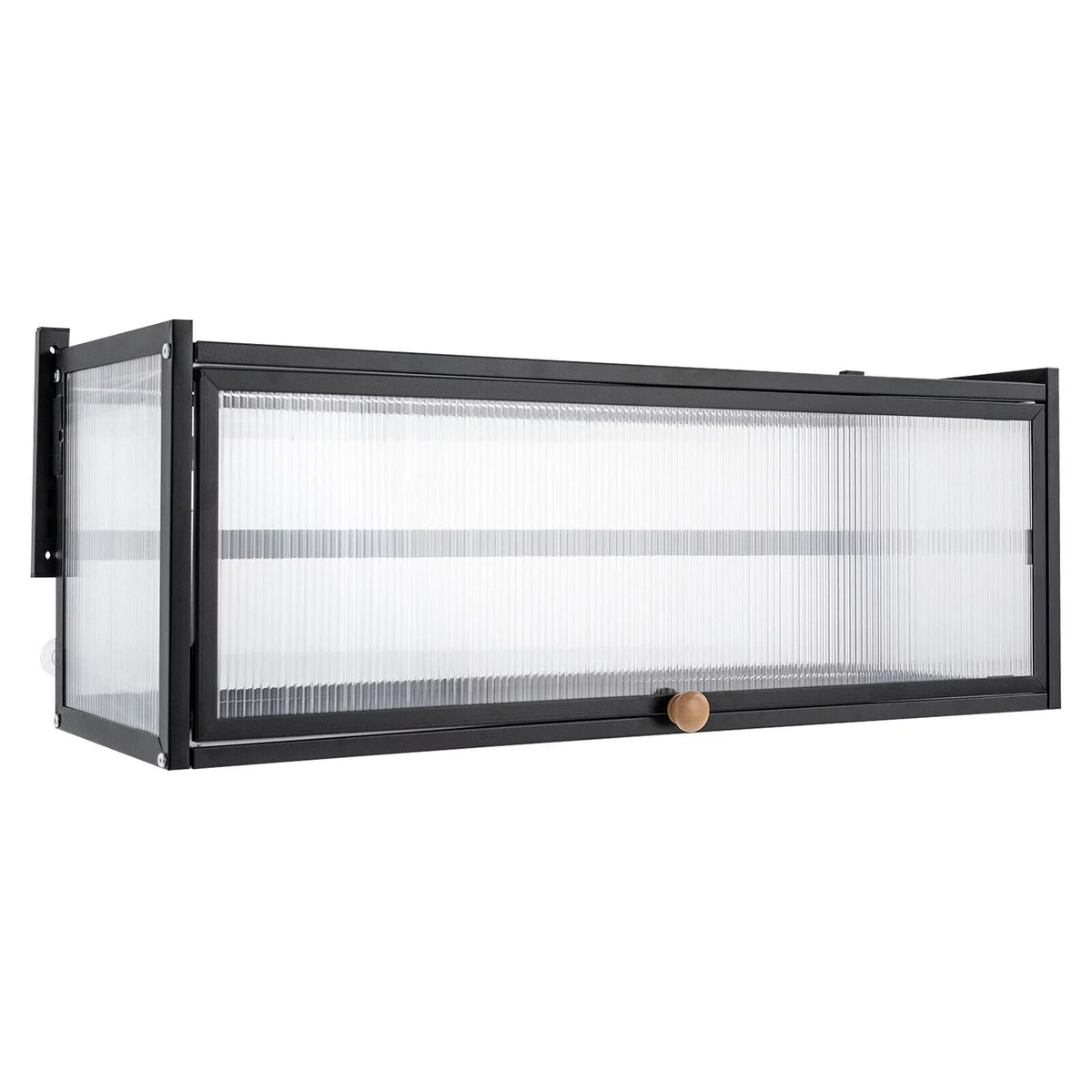 Black Wall Mount Storage Cabinet O367097