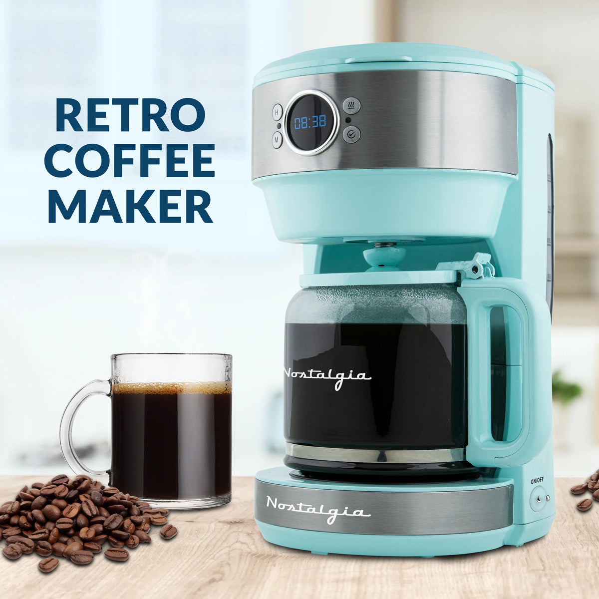 12 Cup Retro Coffee Maker Z8837