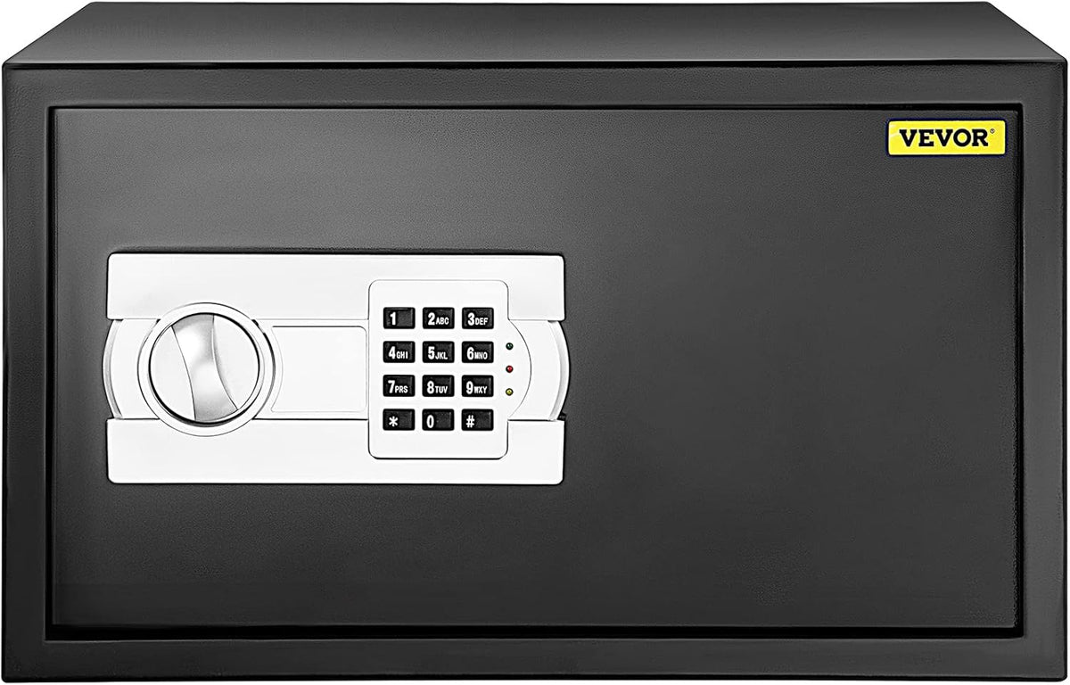 0.8 Cubic Feet Carbon Steel Digital Safe Box with Two Keys B782222