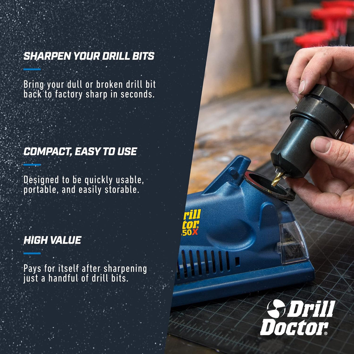 Drill Bit Sharpener Pack of 2 U273