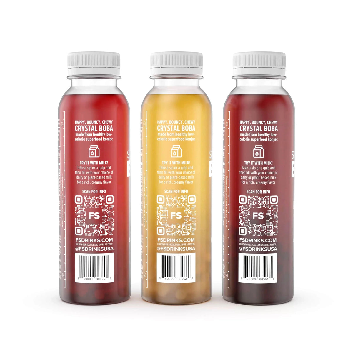 12-Pack of 12oz Bottles Boba Tea Starter Pack D669035