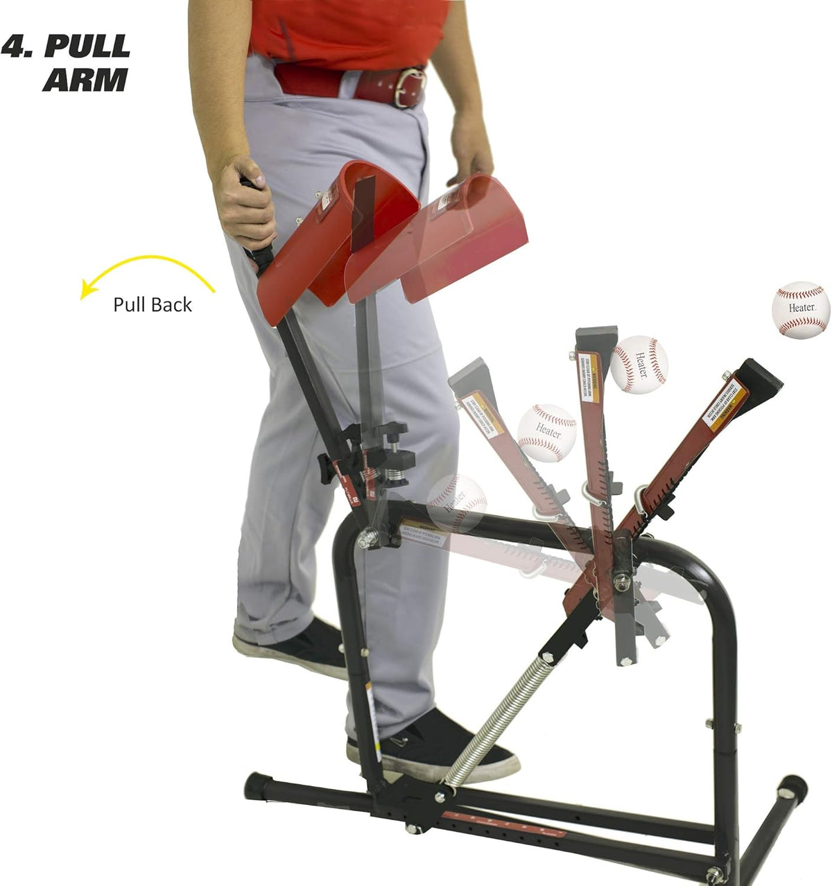 50 MPH Baseball & Softball Pitching Machine Z952243