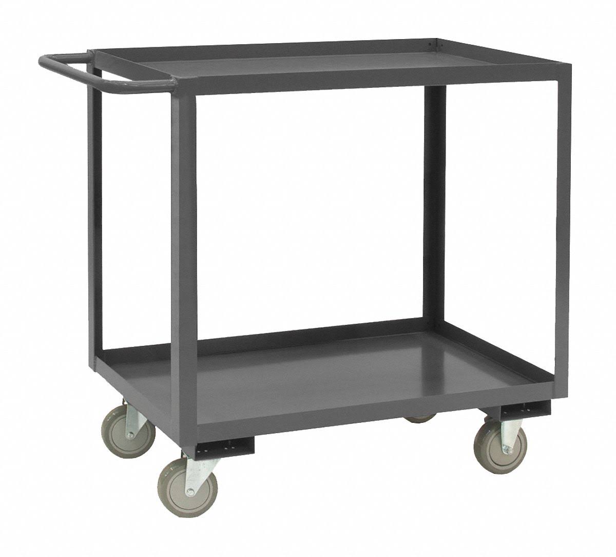 38 in. Rolling Service Cart Gray X96933