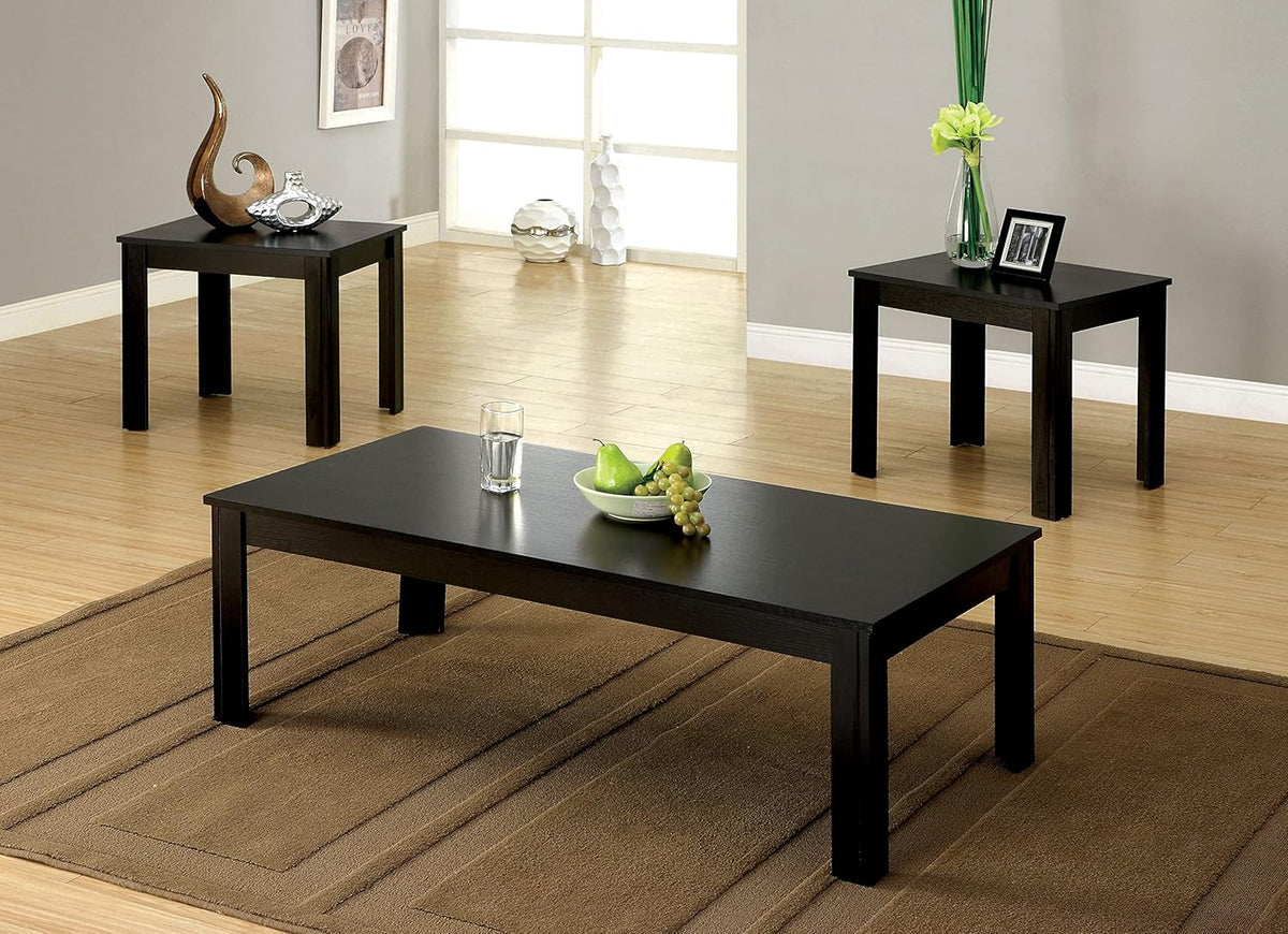 Black 3-Piece Accent Table Set H4828
