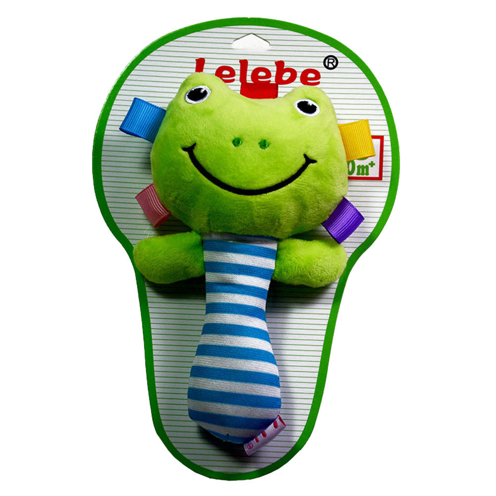 Frog Plush Rattle Toy for Infant L673697