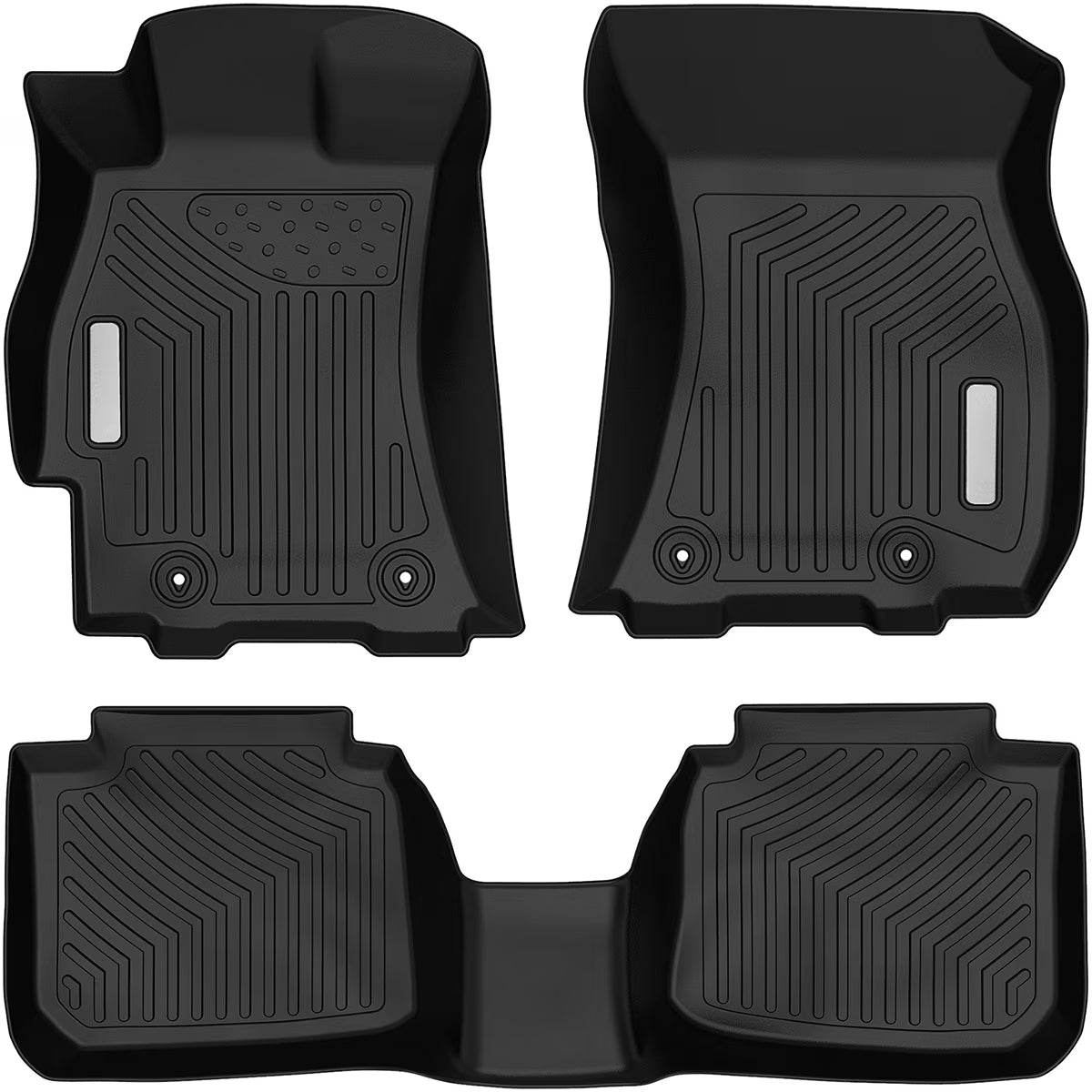 3 Piece TPE Rubber Floor Mats for Subaru Outback & Legacy Full Set All-Weather C279